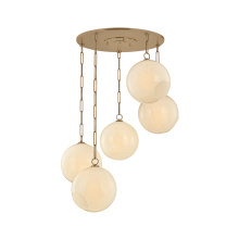 Troy F1836-PBR - BRAMBLE CHANDELIER