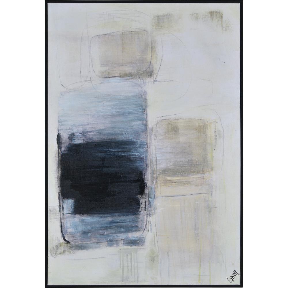 Leclaire 24" Wide Canvas Art, Charcoal