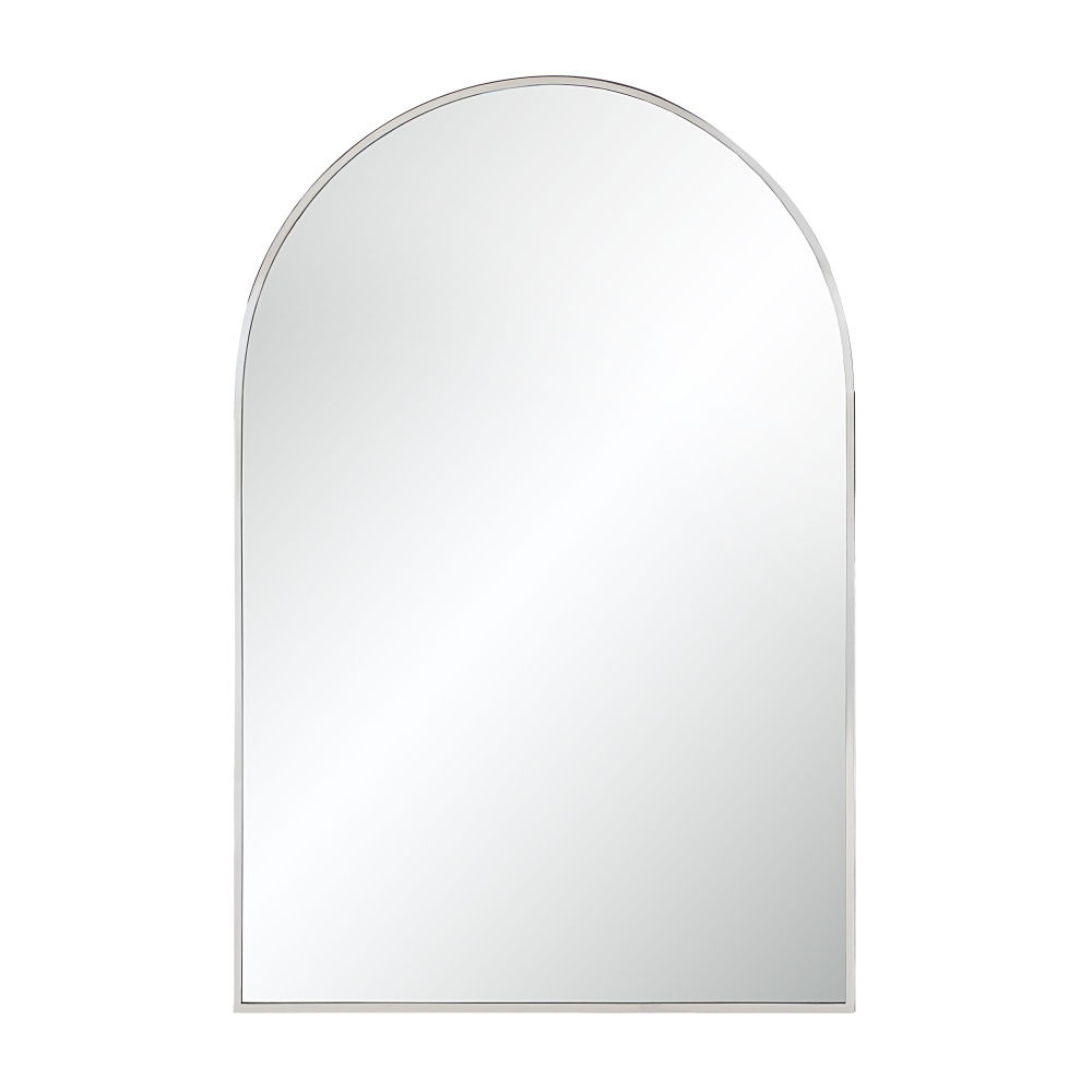 Plaka 36" H x 24" W Wall Mirror, Grey