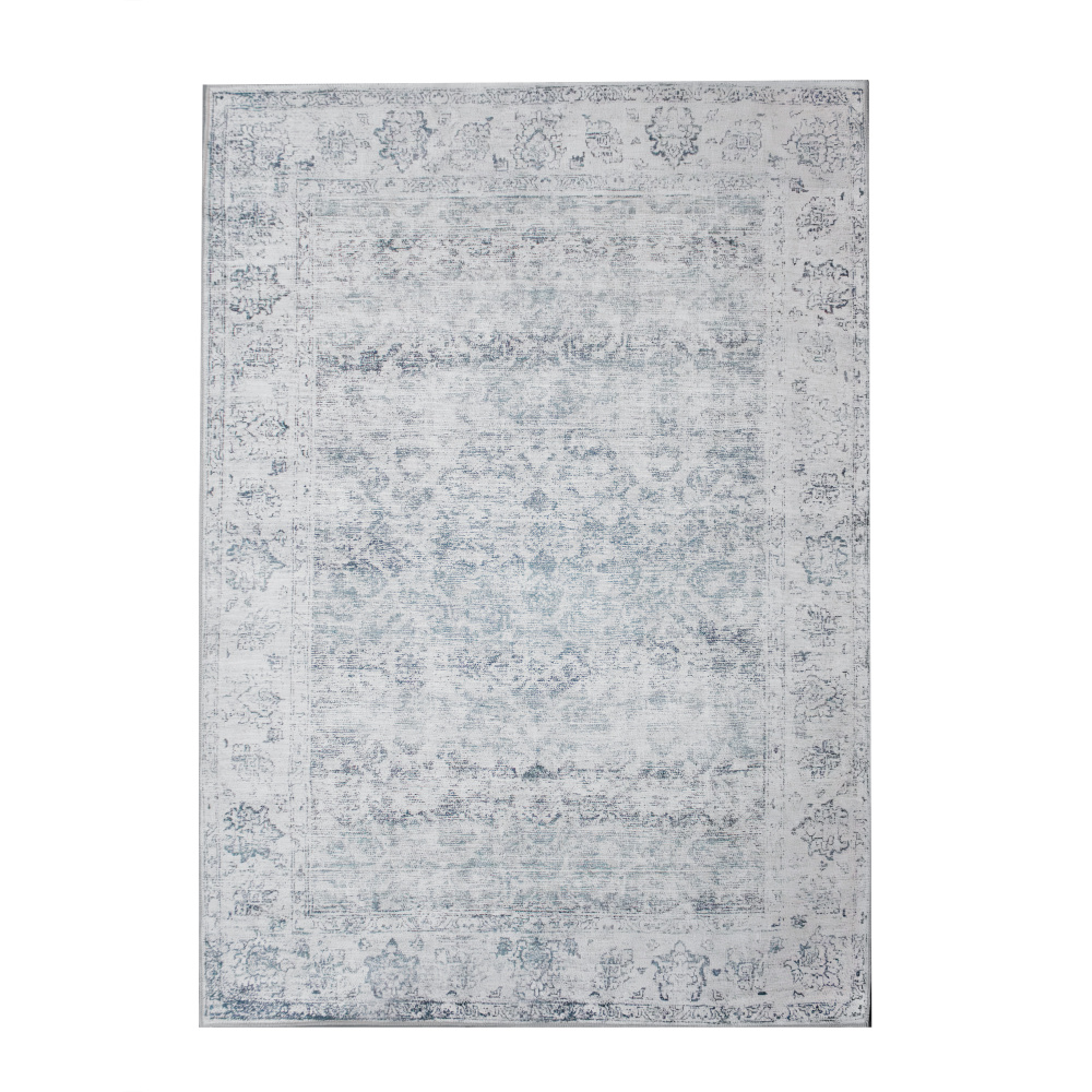 Chloe 5' x 7'3" ft Handwoven Indoor Rug, Blue/Grey