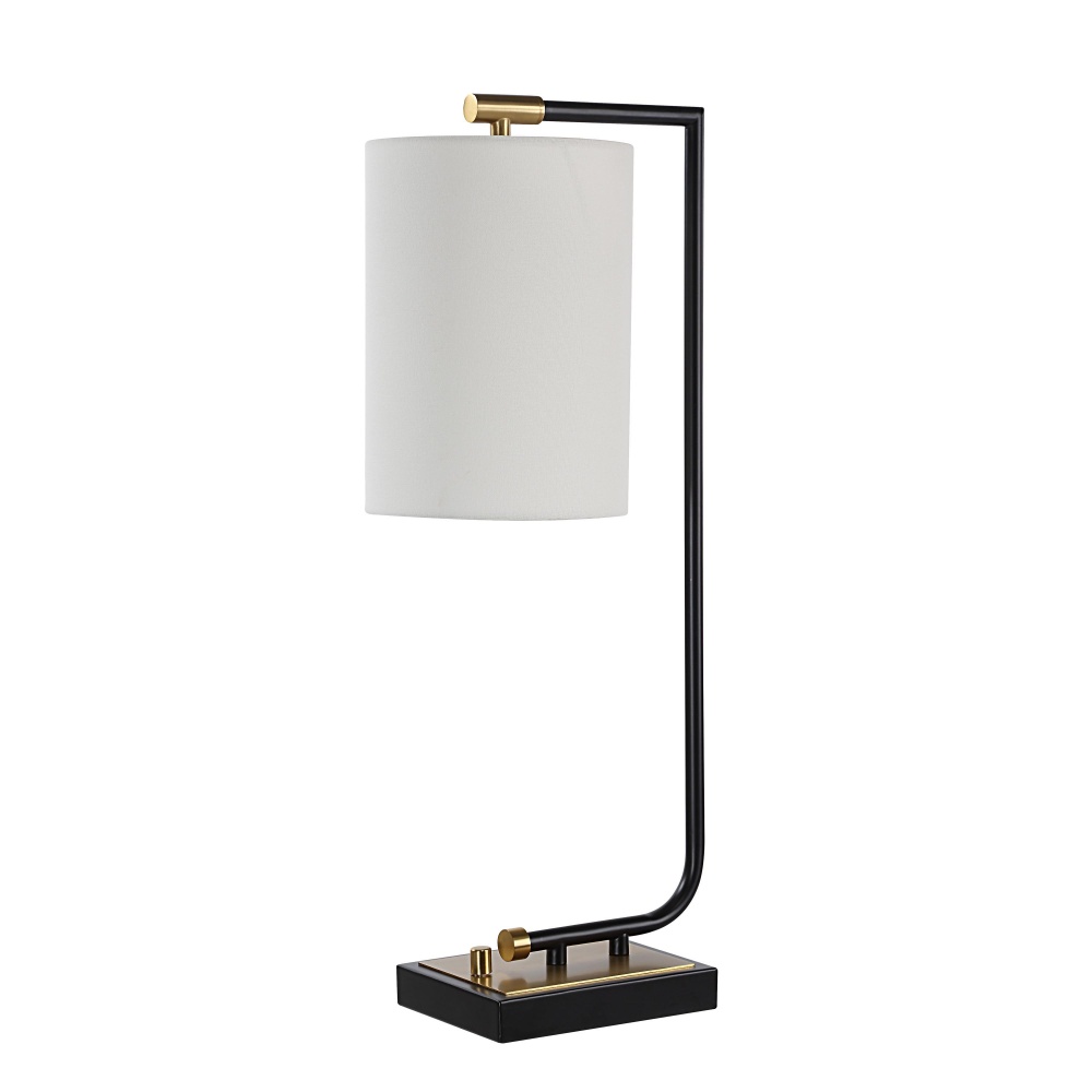 Perlato 28" Height Table Lamp, Black
