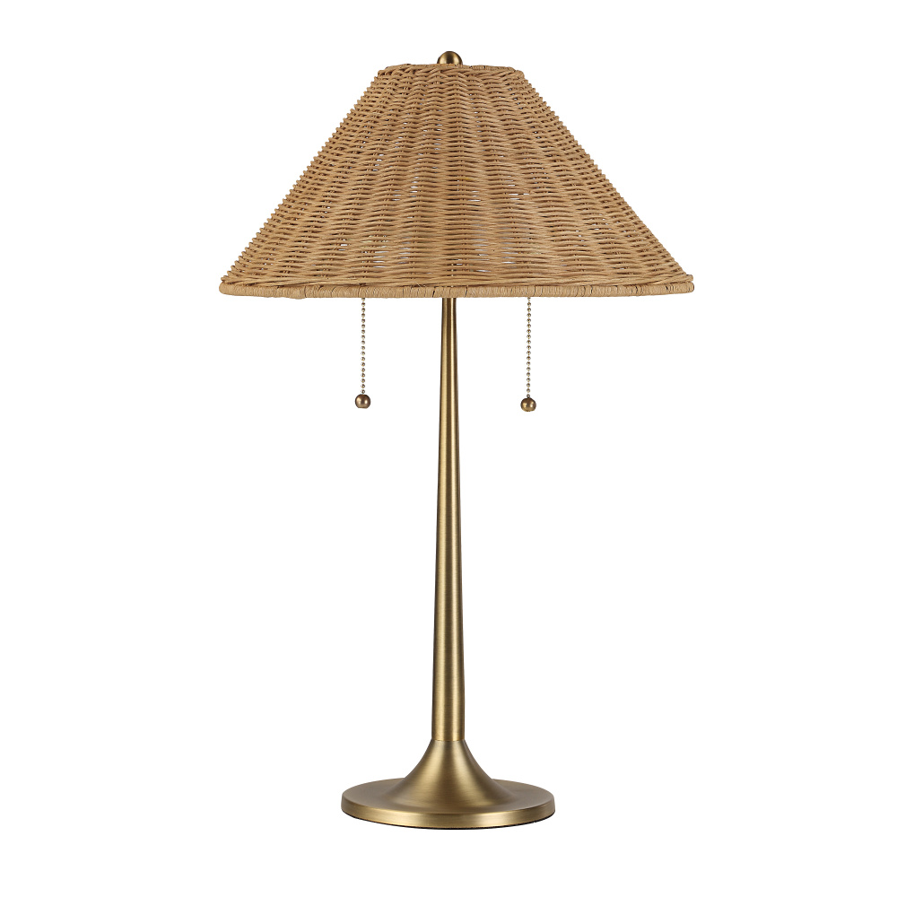 Viana 22" Height Table Lamp, Brown