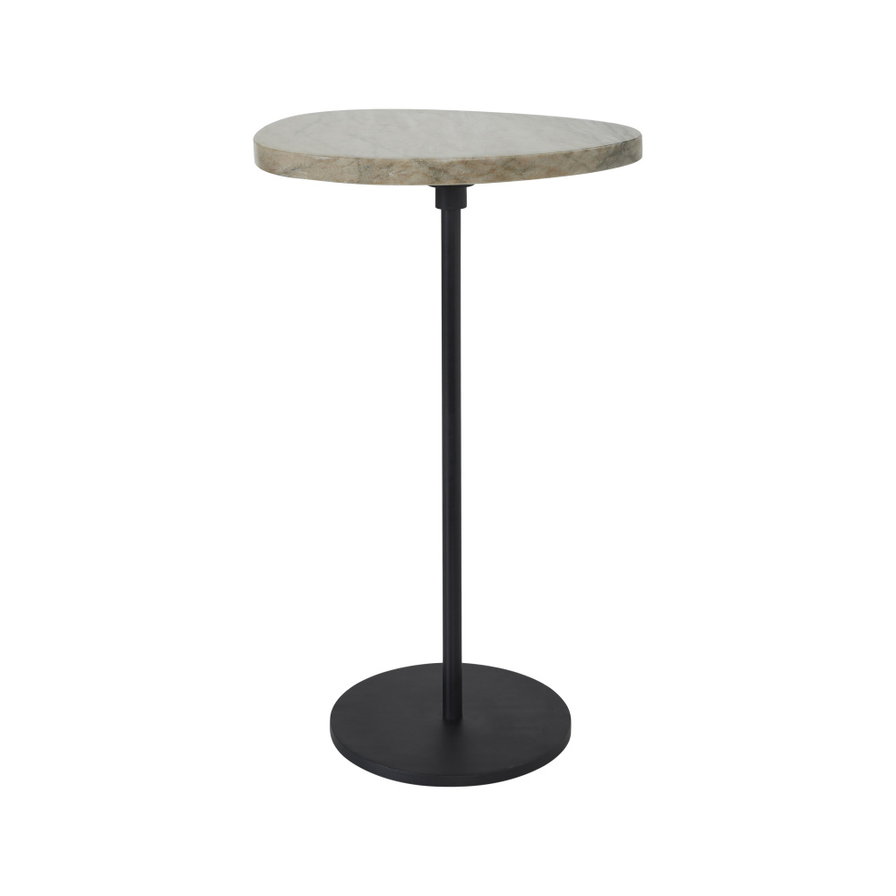 Bethany Indoor Iron Side Table, Black