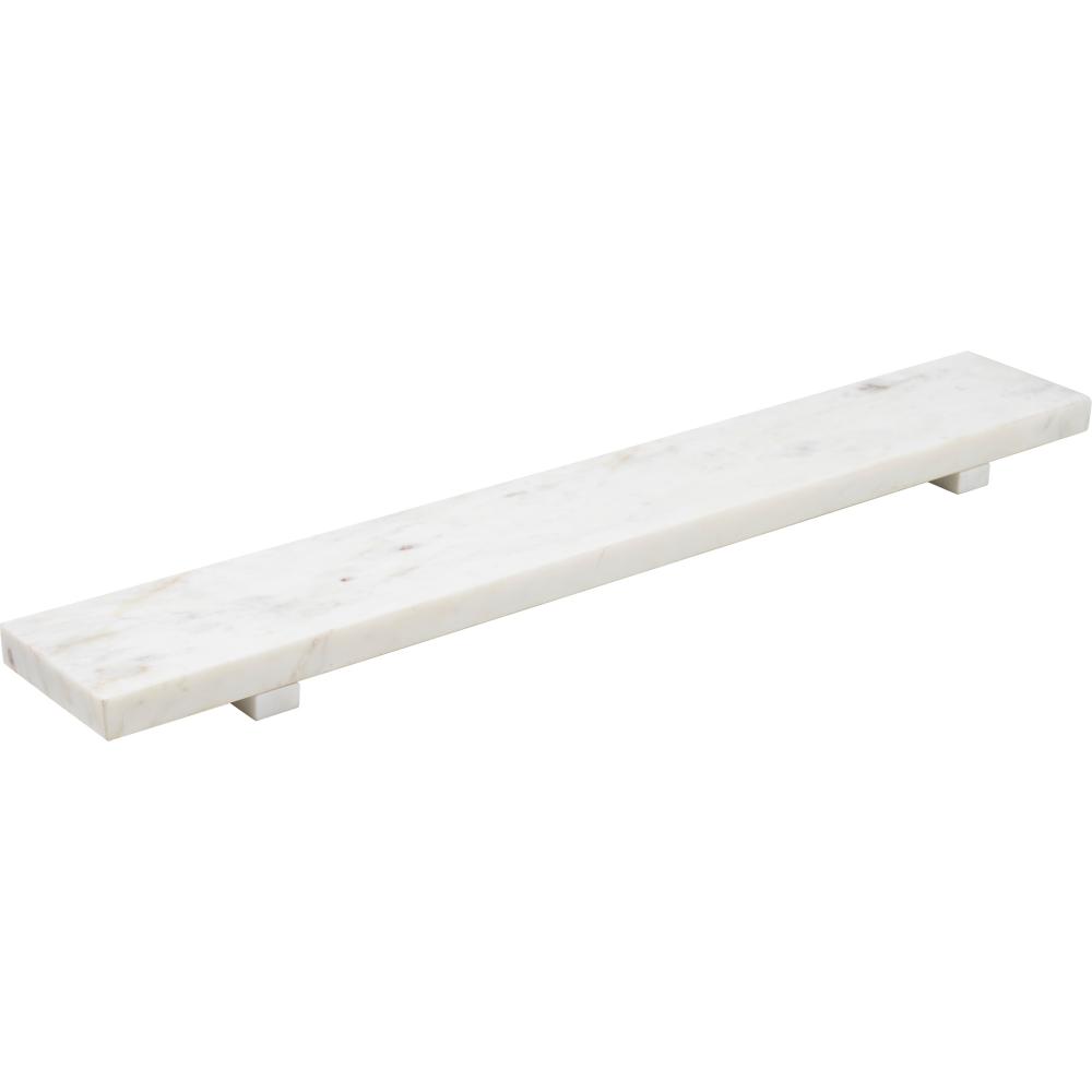 Inka Indoor Marble Tray, White