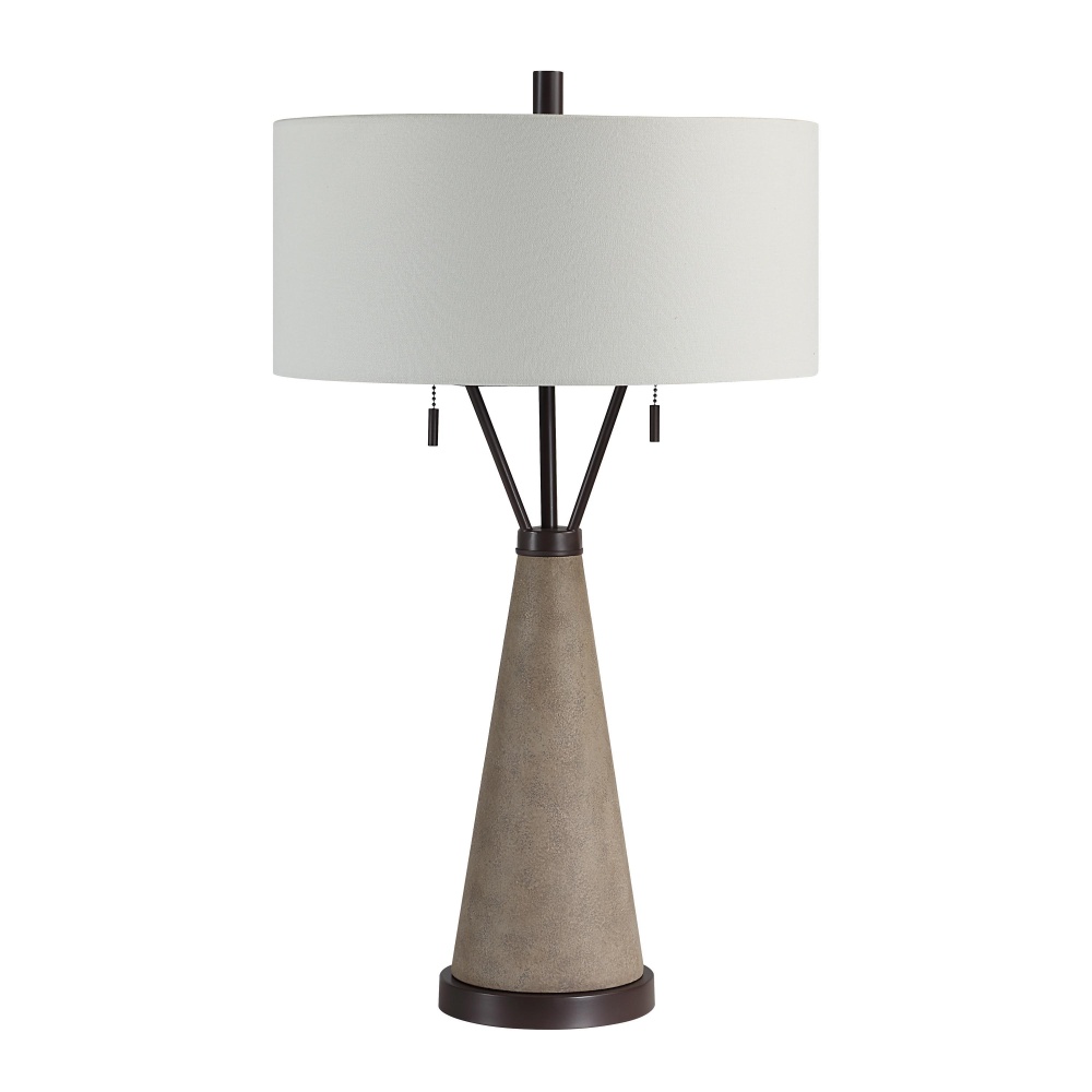 Lourdes 29.25" Height Table Lamp, Brown