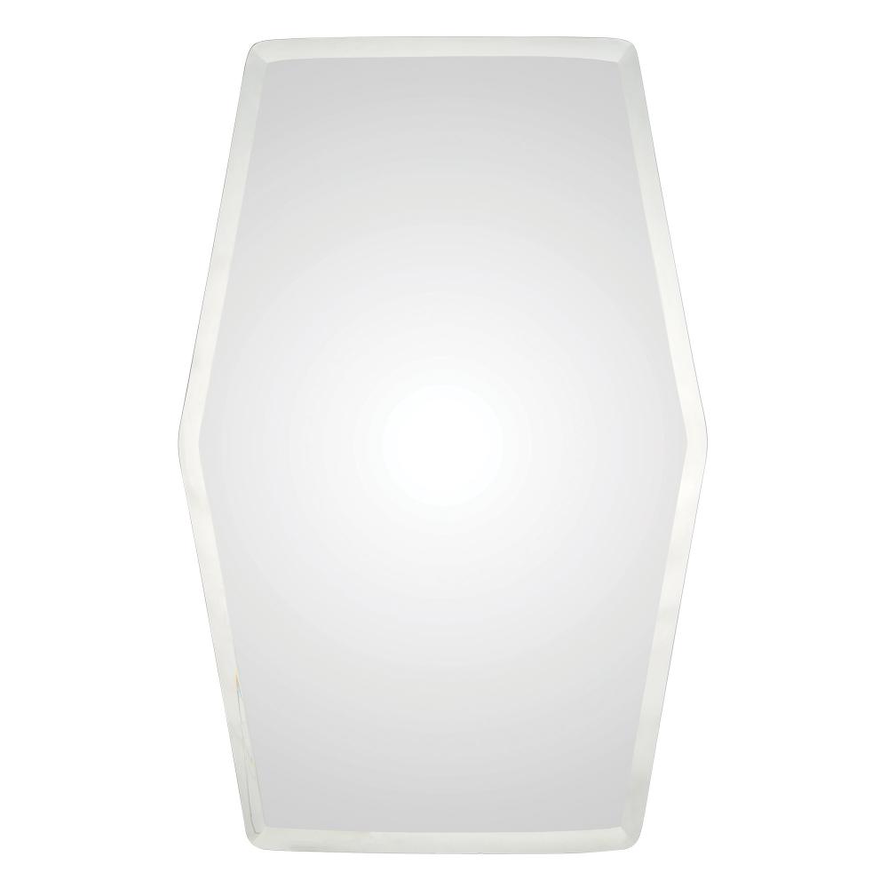 Tel Aviv 36" Tall Hexagon Wall Mirror