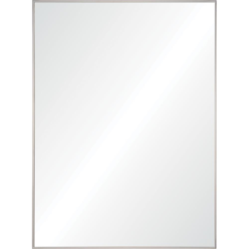 Carmelle 40" Tall Rectangle Wall Mirror, Grey