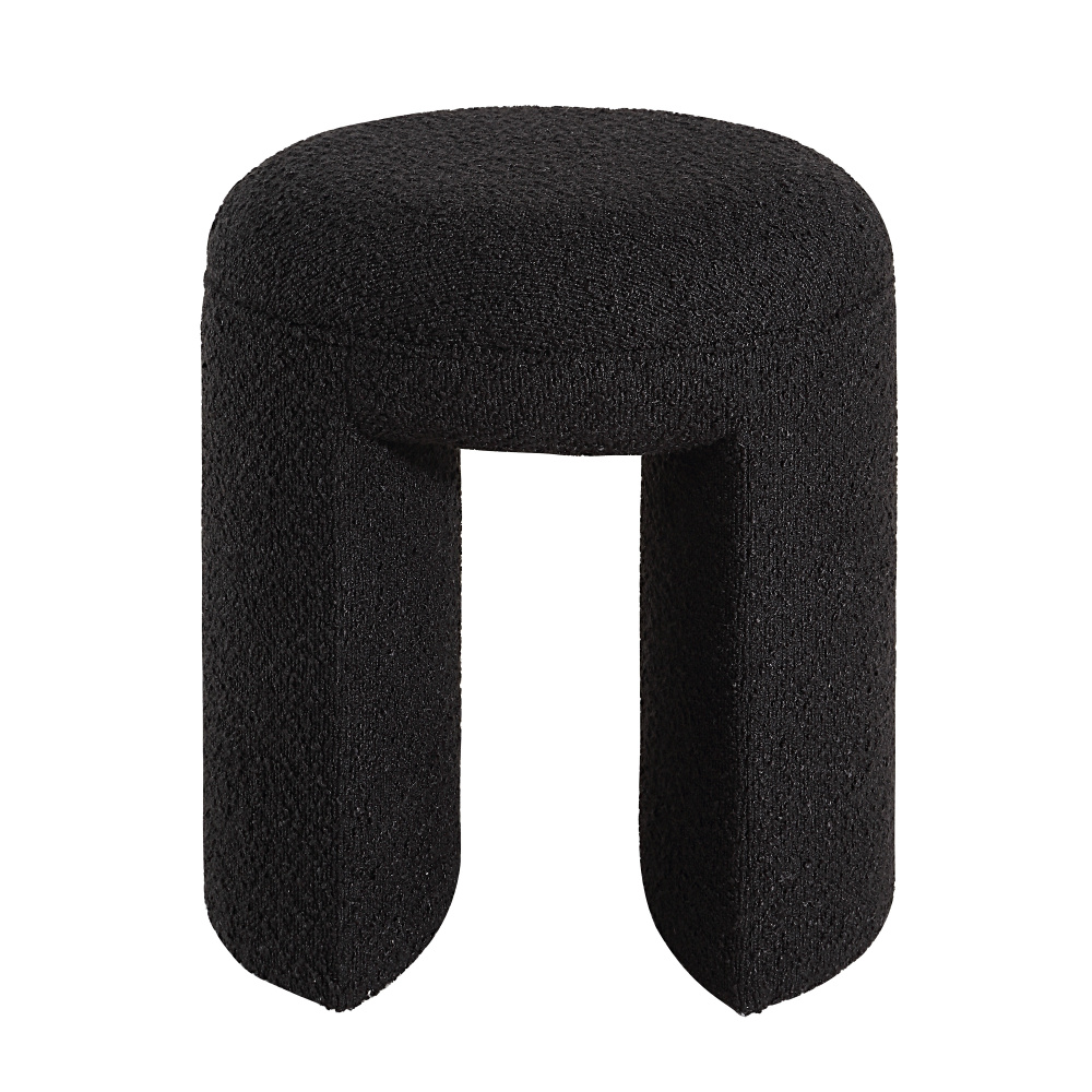 Amrah 16.93" Height Stool, Black