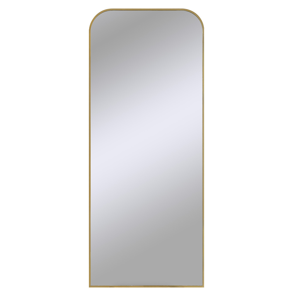 Meryem 72" Tall Rectangle Full Length Mirror, Yellow