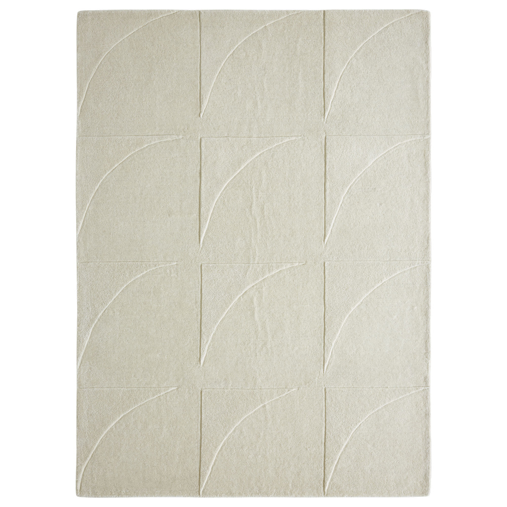 Napoli 9’10 x 13’1 Power loomed Indoor Rug, Off-white