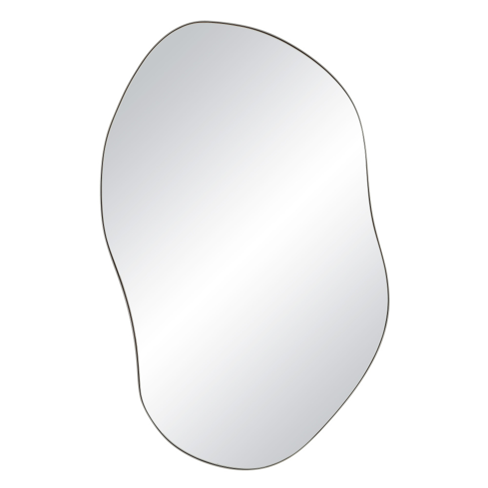 Javelin 45.25" Tall Irregular Wall Mirror, Grey