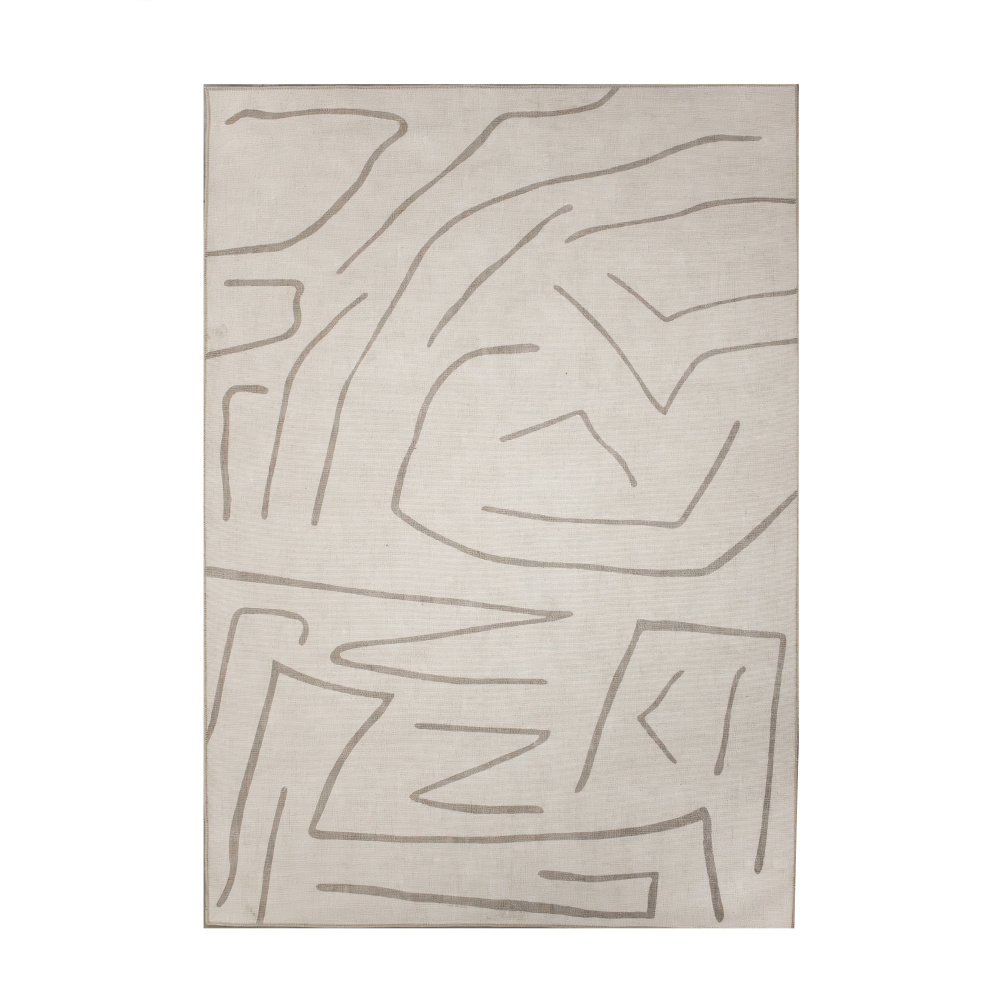 Chloe 10’ x 13’1" ft Handwoven Indoor Rug, Cream/ Beige