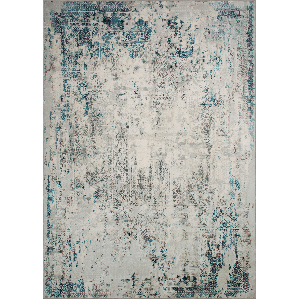 Ariella 9'10 x 13'1 Power loomed Indoor Rug, Blue