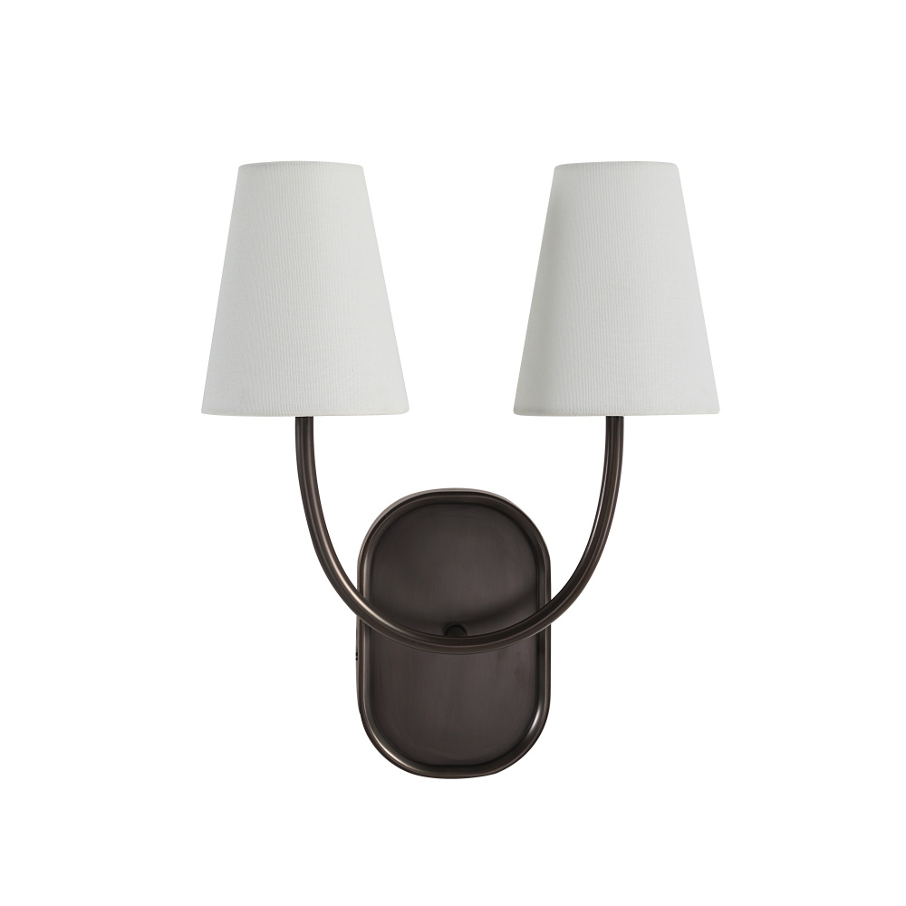 Megara 15.5" Height Wall Sconce, Brown