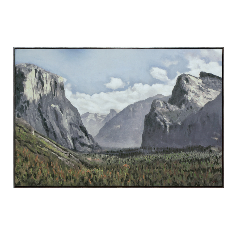 Granato 40" H x 60" W Canvas Art, Grey