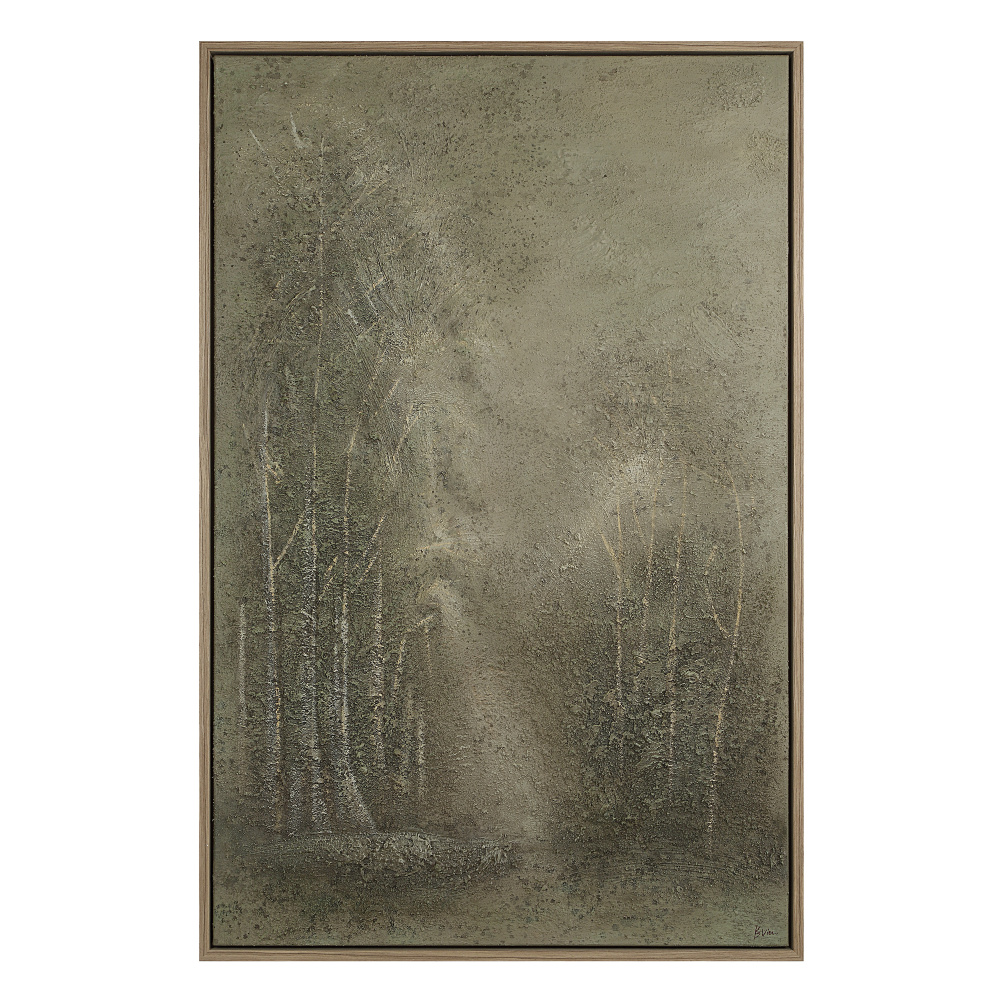 Lipton 60" H x 40" W Canvas Art, Green