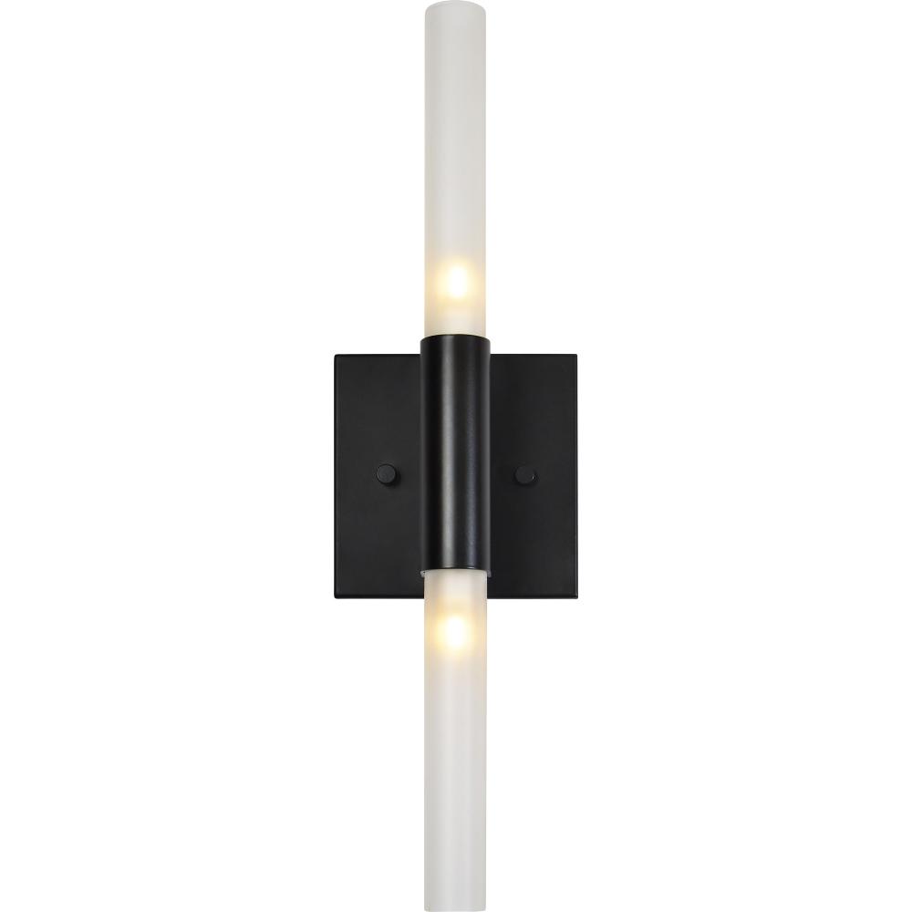 Lina 17" Length Wall Sconce, Matte Black