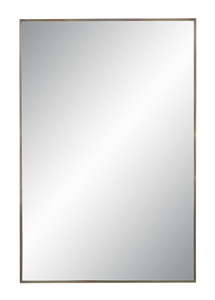 Cider 45" Tall Rectangular Mirror, Brushed Bronze