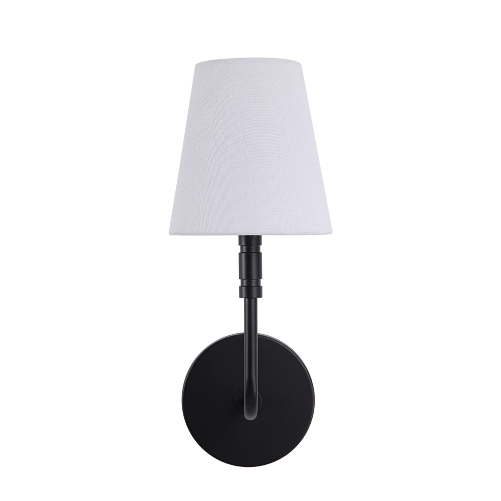 Andi 14.5" Matte Black 1-Light Wall Sconce