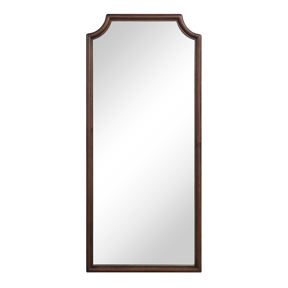 Otara 68" H x 30" W Wall Mirror, Brown