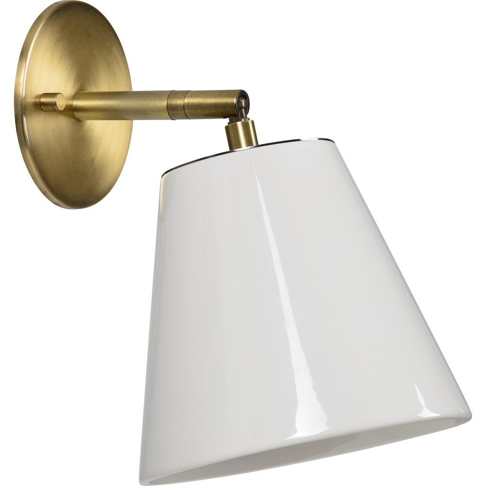Kai 9.75" Length Wall Sconce, Antique Brushed Brass