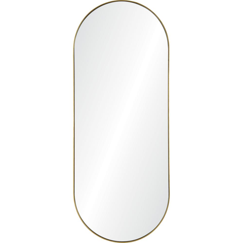 Marius 60" Tall Oval Full Length Mirror, Yellow