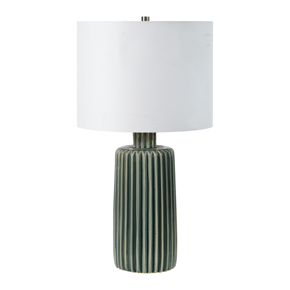 Roza 24.5" Length Table Lamp, Olive