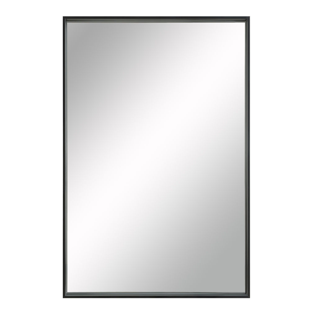 Annalise 45" Tall Rectangle Wall Mirror, Black