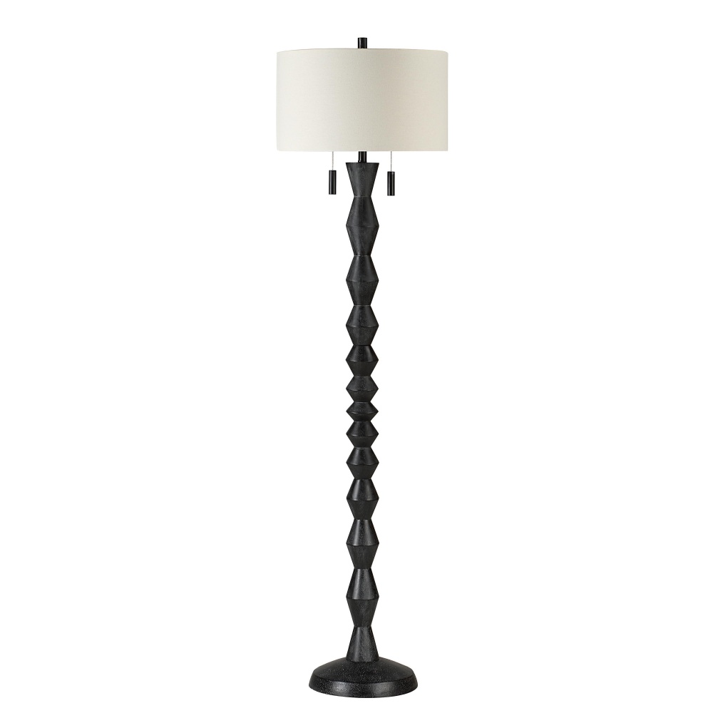 Phyllis 75.75" Height Floor Lamp, Black