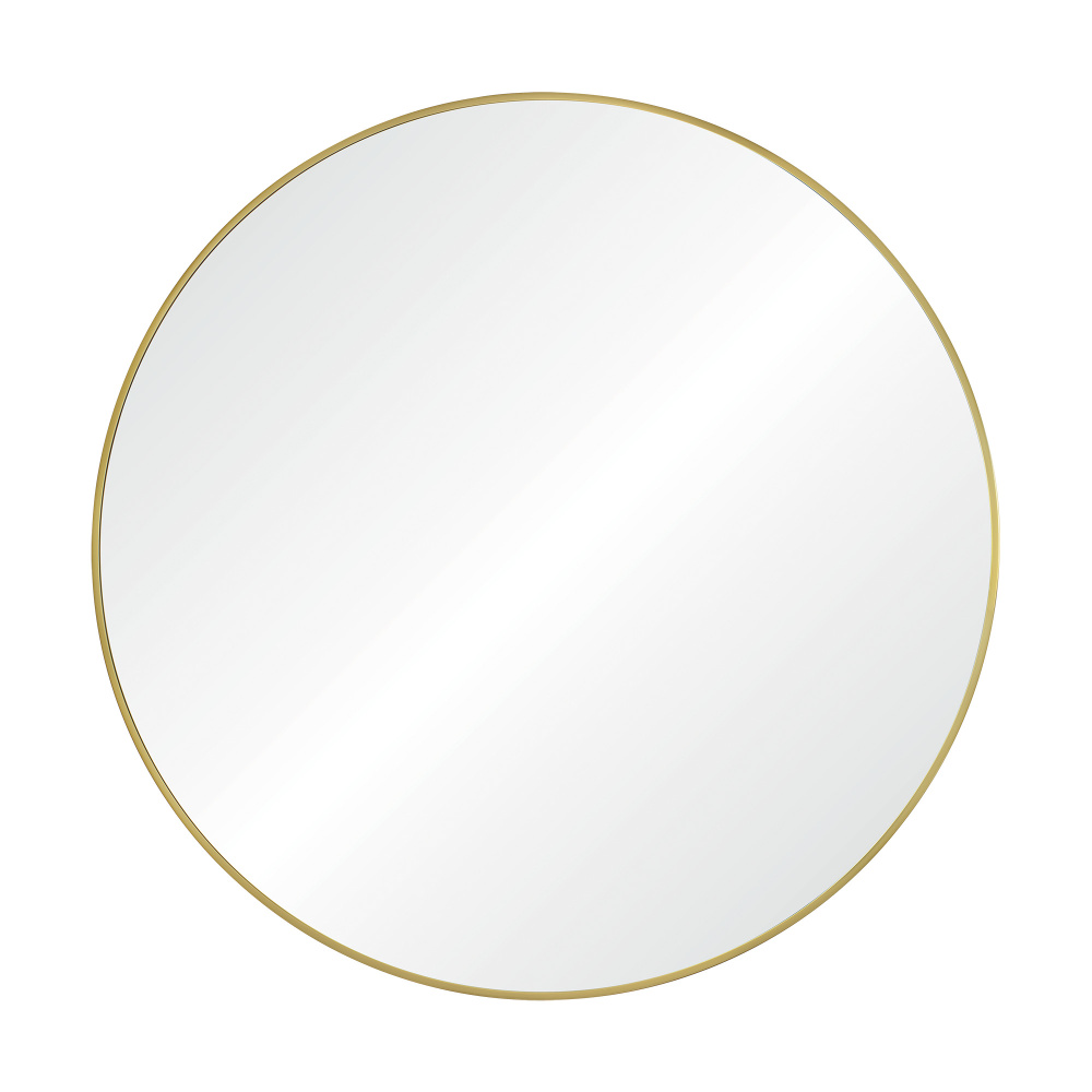 Grady 40" Tall Round Wall Mirror, Yellow