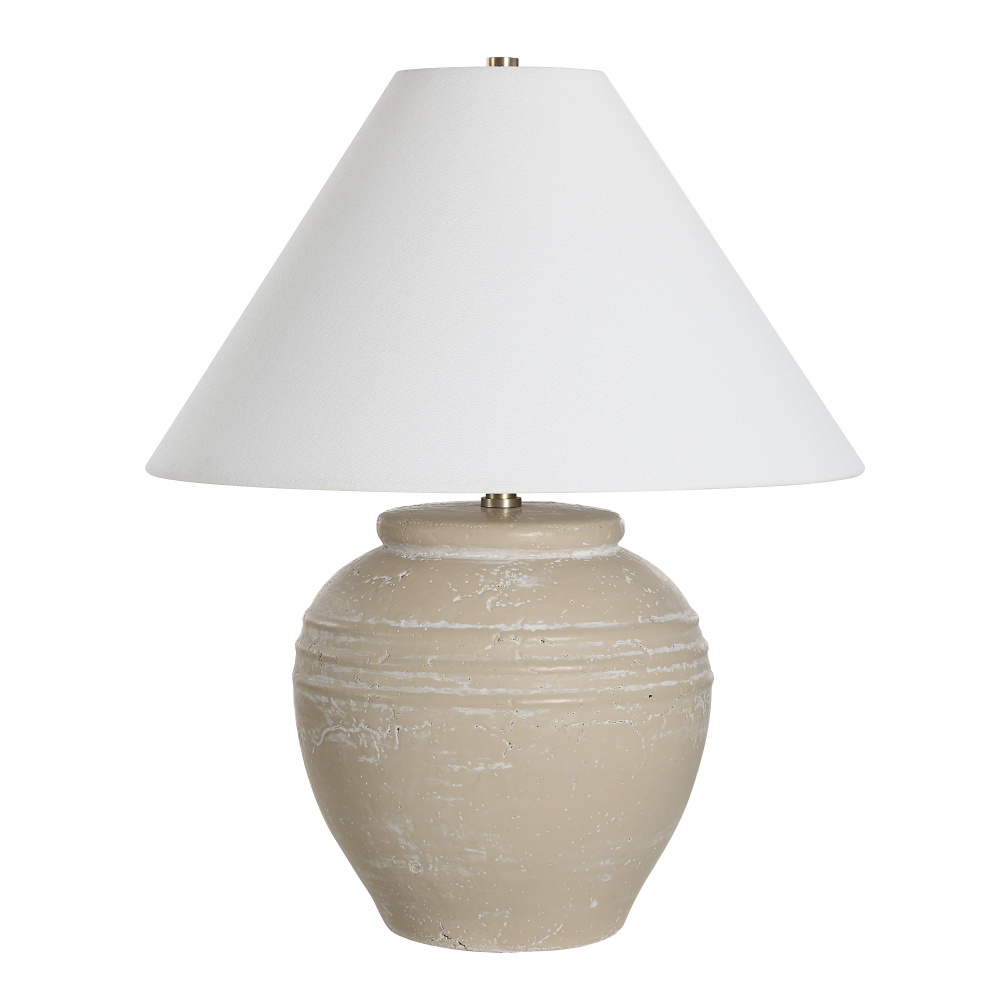Fela 21" Length Table Lamp, BEIGE