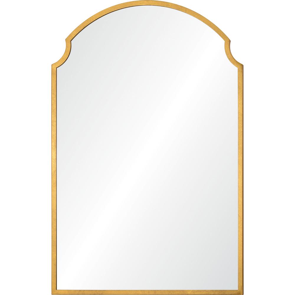 Christine 36" Tall Irregular Wall Mirror, Yellow