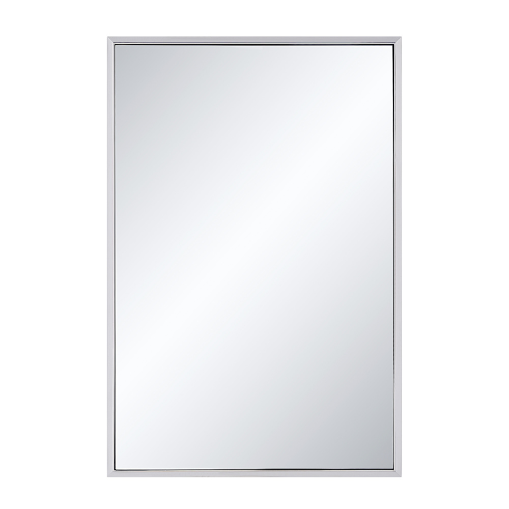 Dapia 36" H x 24" W Wall Mirror, Grey