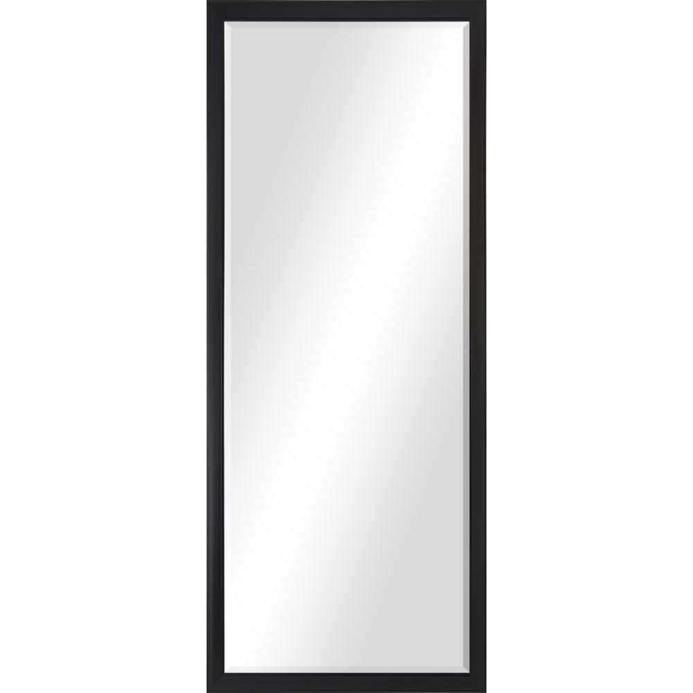 Delacorte 80" Tall Rectangle Wall Mirror, Black