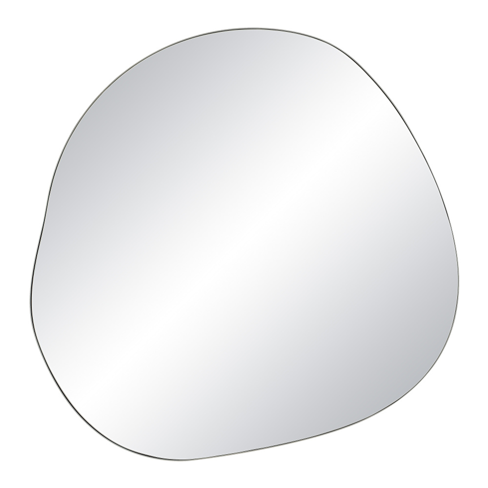 Donna 45.25" Tall Irregular Wall Mirror, Grey
