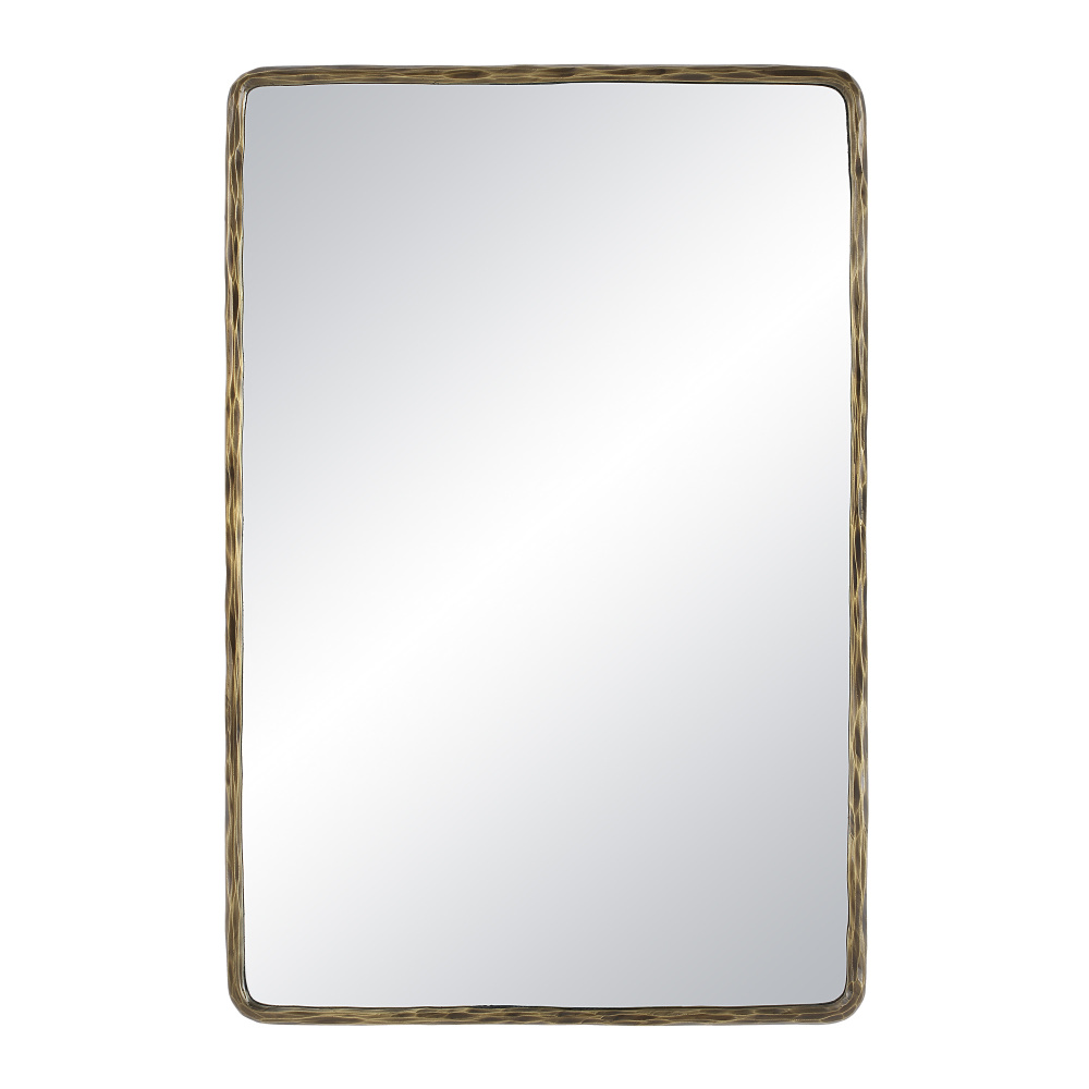 Ivory 36" Tall Rectangle Wall Mirror, Yellow