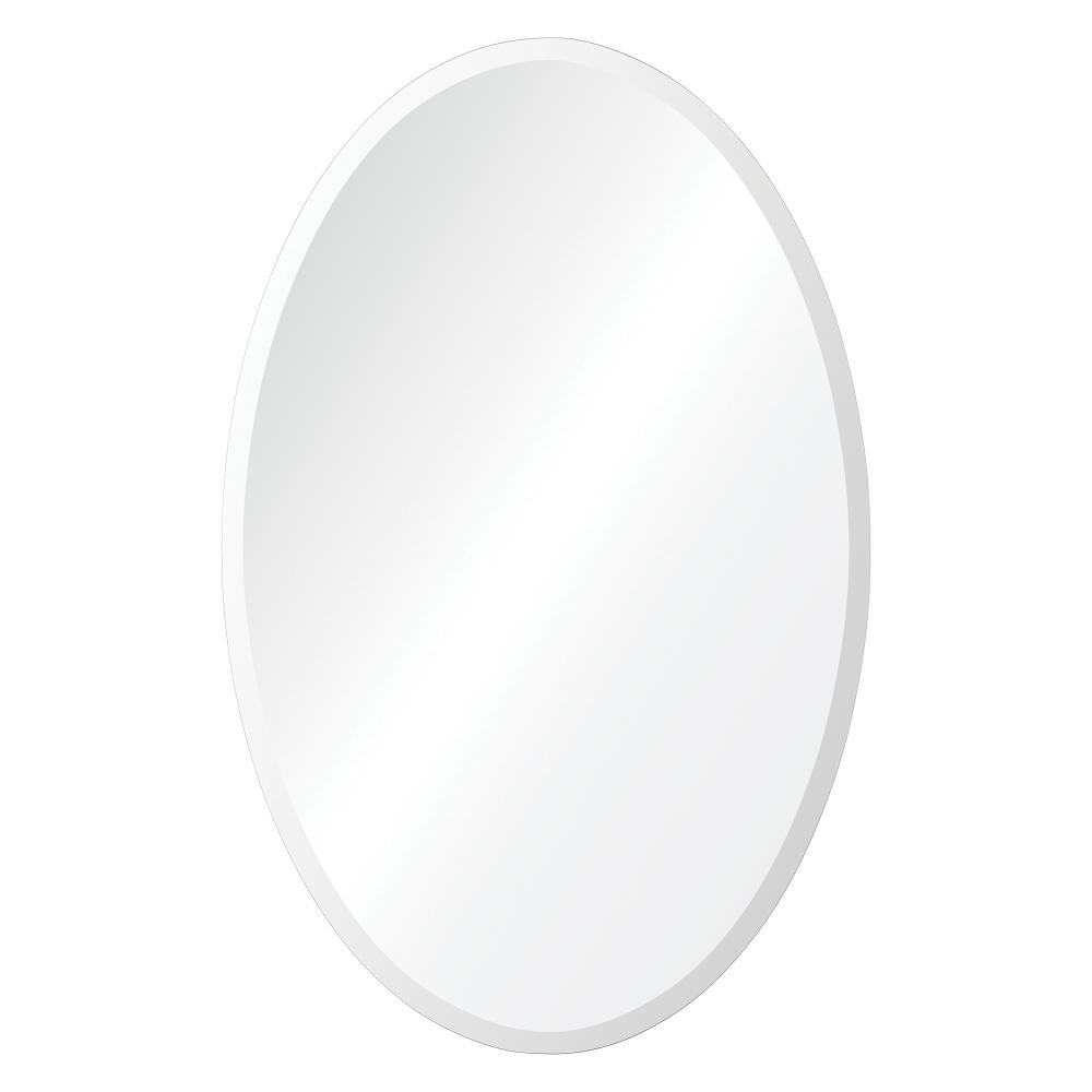 Frances 28" Tall Oval Wall Mirror