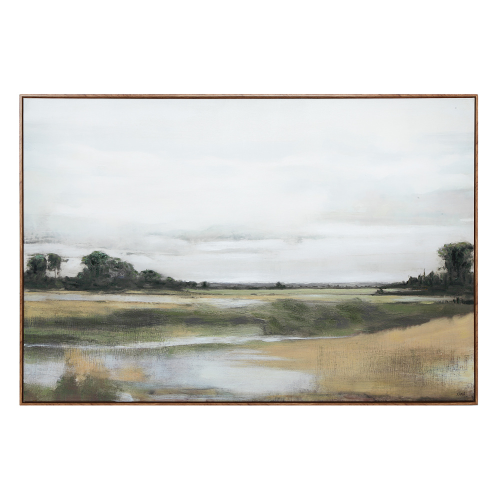 Arcos 40" H x 60" W Canvas Art, Beige