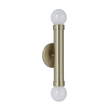Renwil WS136 - Dasia 12" Burnished Brass 2-Light Wall Sconce
