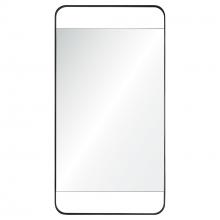 Renwil MT1627 - Tiffey 38.2" Tall Rectangle Wall Mirror, Grey