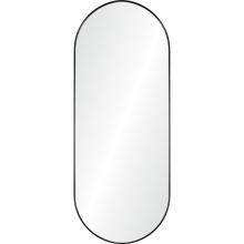 Renwil MT2510 - Ammar 60" Tall Oval Wall Mirror, Black