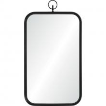 Renwil MT2462 - Priscilla 39.5" Tall Rectangle Wall Mirror, Black