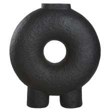 Renwil VAS243 - Ezra Indoor Ceramic Vase, Matte Black