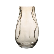 Renwil VAS284 - Tawny Indoor Mouth Blown Glass Glass Vase, Beige