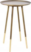 Renwil TA112 - Pawn Indoor Iron Table, Antique Brass