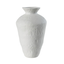 Renwil VAS261 - Melton Indoor Porcelain Ceramic Vase, Matte Off-White