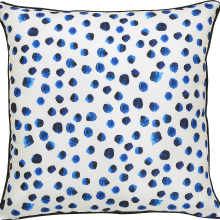Renwil PWFLO1011 - Lustra 22 x 22 Outdoor Pillow, White/ Navy