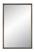 Renwil MT2627 - Sandcastle 36" Tall Rectangular Mirror, Antique Brushed Brass