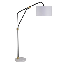 Renwil LPF3143 - Wroxton 71" Length Floor Lamp, Matte Black