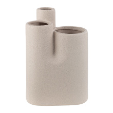 Renwil VAS256 - Fontaine Indoor Ceramic Vase, Textured Matte Ivory